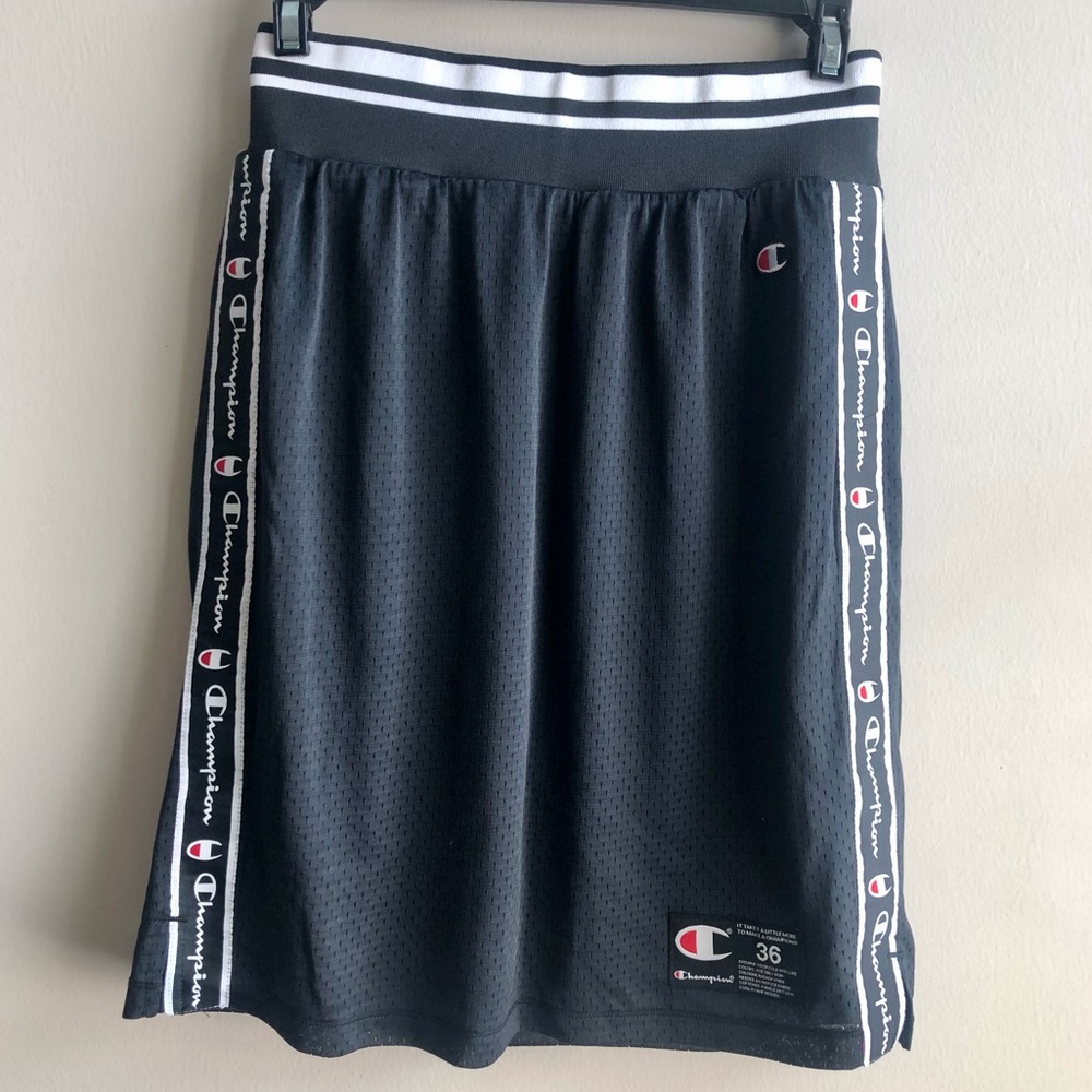 Champion Black Reversible Jersey Sport Skirt